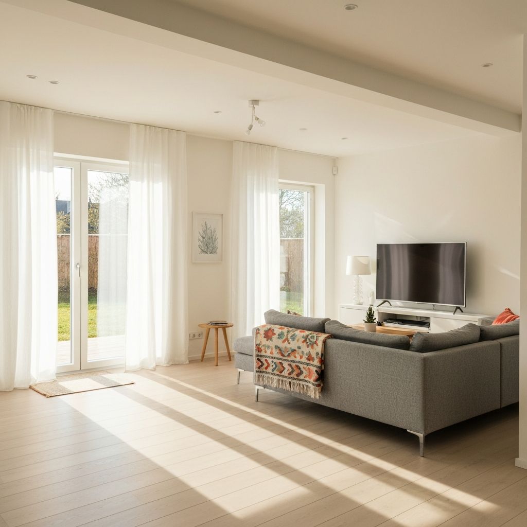 Clean and bright home interior